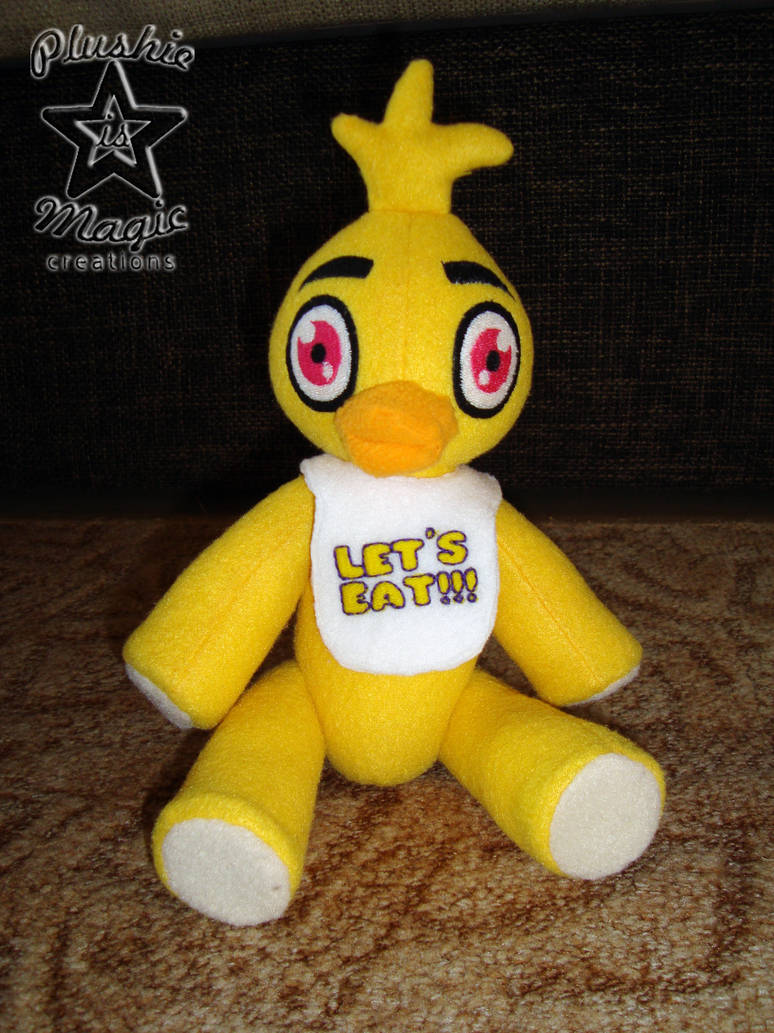 My first animatronic plushie - Chica plush (FNAF) by SunflowerTiger on DeviantArt