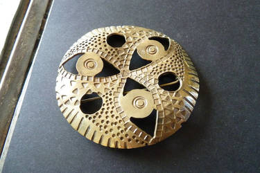 3-cyclops Brooch