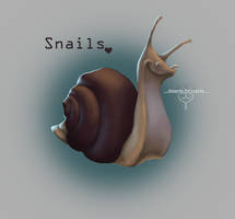 Only a snail