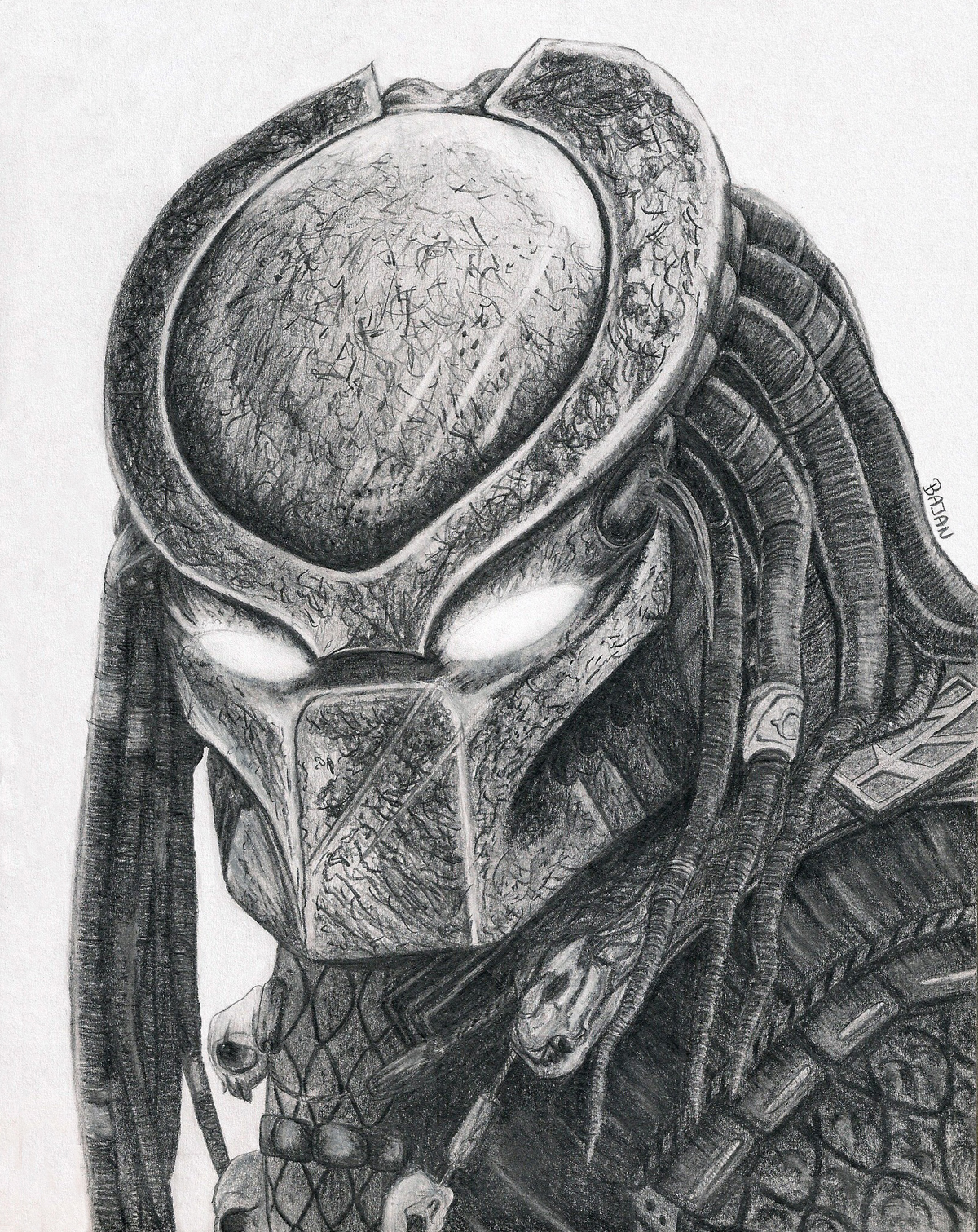 Drawn Predator Predator by Bajan-Art on DeviantArt