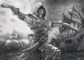 Assassin's Creed IV Black Flag Edward Kenway by Bajan-Art