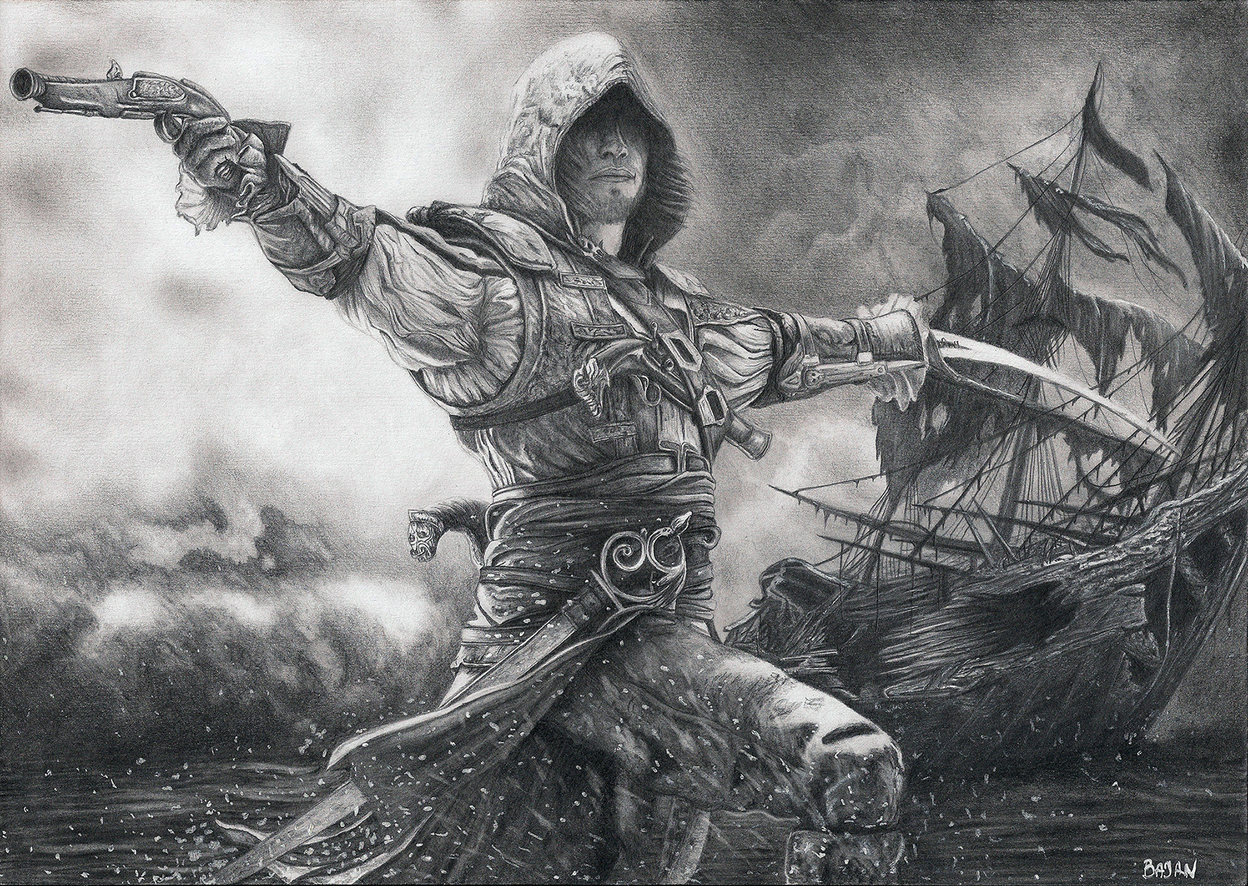 Assassin's Creed Black Flag - Edward Kenway by IvanCEs on DeviantArt