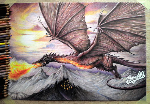 Smaug The Hobbit drawing