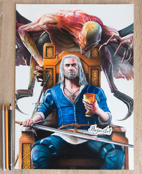 The Witcher 3: Blood and Wine drawing Bajan Art