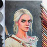 Ciri The Witcher 3 drawing