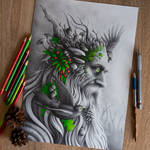 Leshy drawing by Bajan-Art