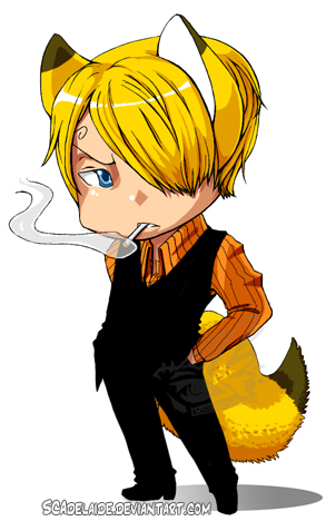 Fox-Sanji Chibi