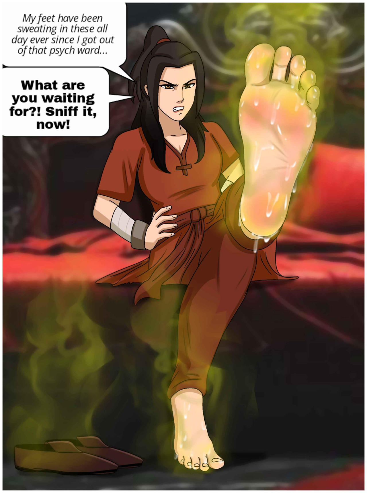 Azula s Smelly Sweaty Feet By UnknownCT On DeviantArt azula-s-smelly-sweaty-feet-by-unknownct-on-deviantart