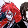 Grell and Sebastian