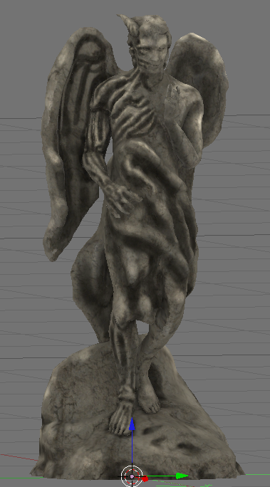 Demon Statue wip0004