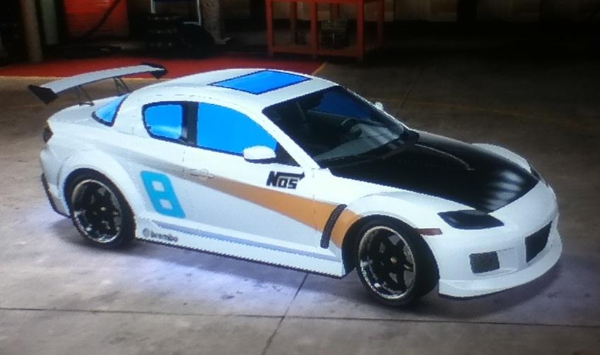 My Mazda RX8 On Midnight Club LA View 1