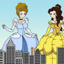 Cinderella and Belle as GTS Colored Alternate