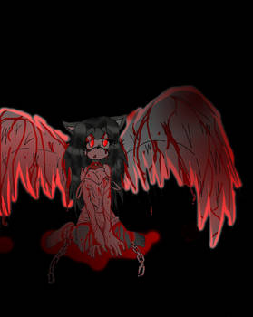 Blood stained Angel