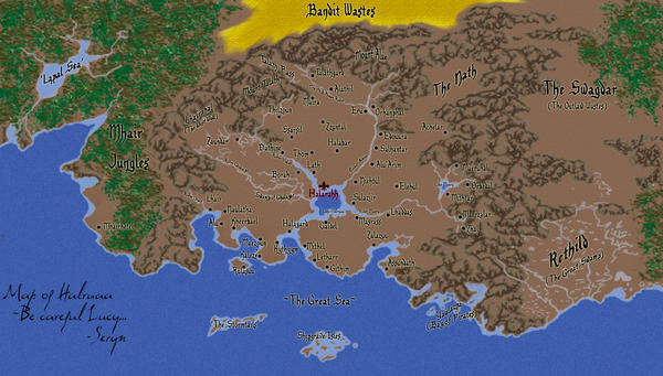 Map of Halruaa by Danger-Illustrated on DeviantArt