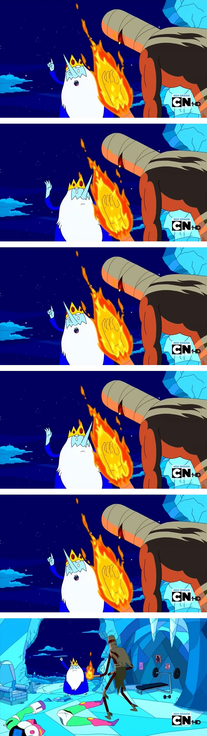 Ice king look empty MEME