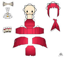 Magi the labyrinth of magic papercraft: Morgiana