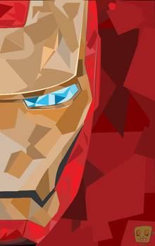 Iron man abstract