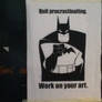 BATMAN KNOWS ART