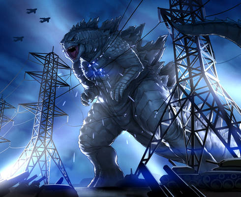 Godzilla anniversary commission