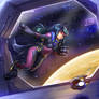 Fanart commission: Space-anubis