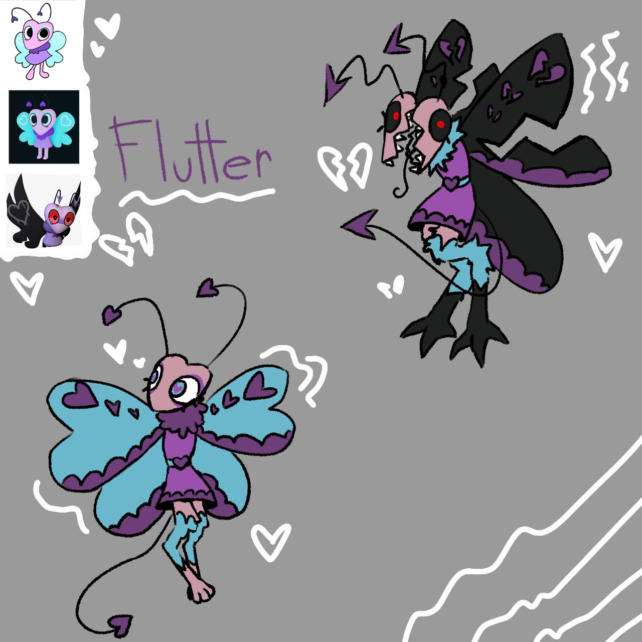 Flutteroll Deviantart Flutter - Redesign by WeirdCat512 on DeviantArt