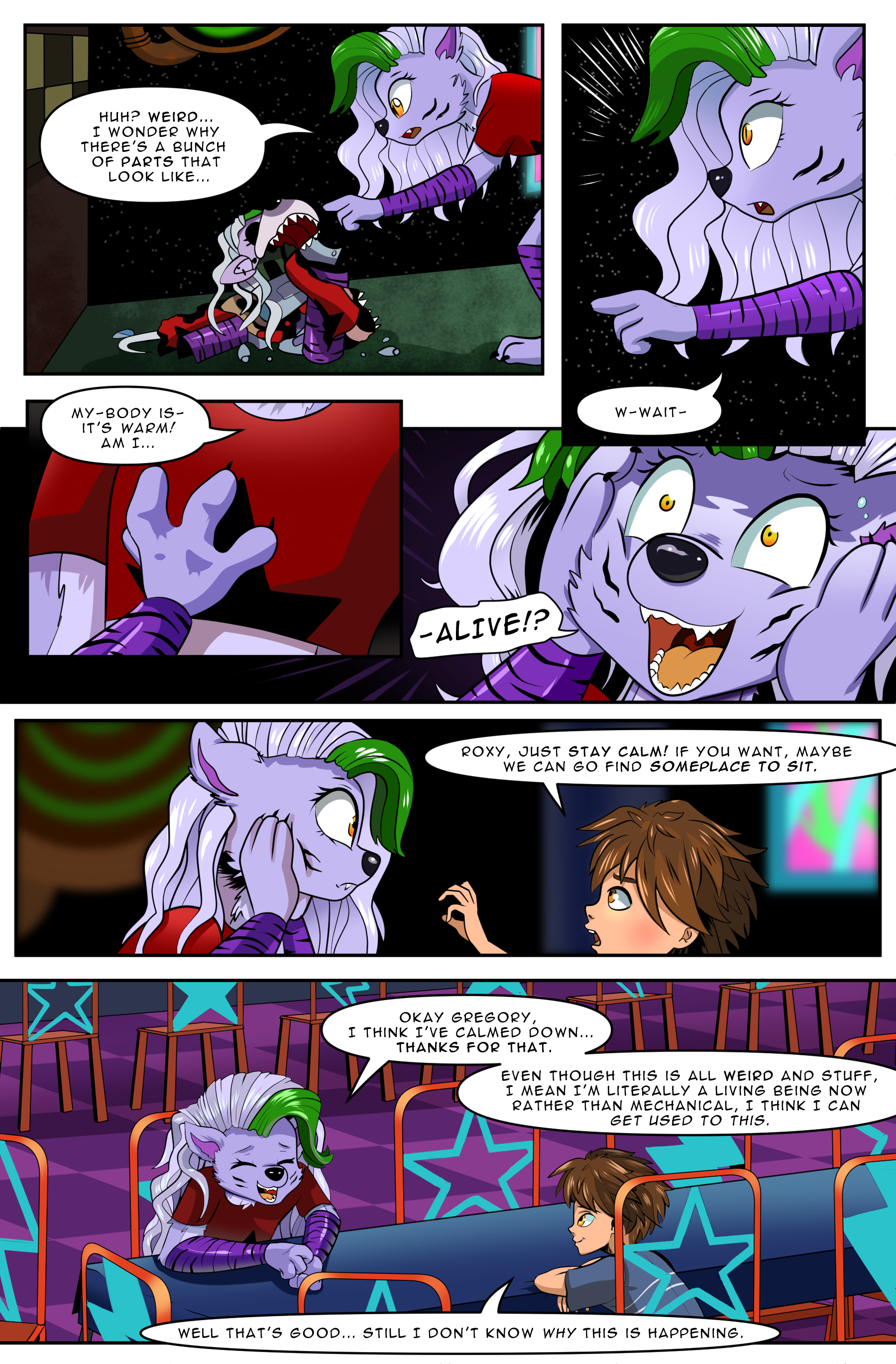 Fnaf Roxy Tg FNAF: Roxy humanization page 6 by Davaba19 on DeviantArt