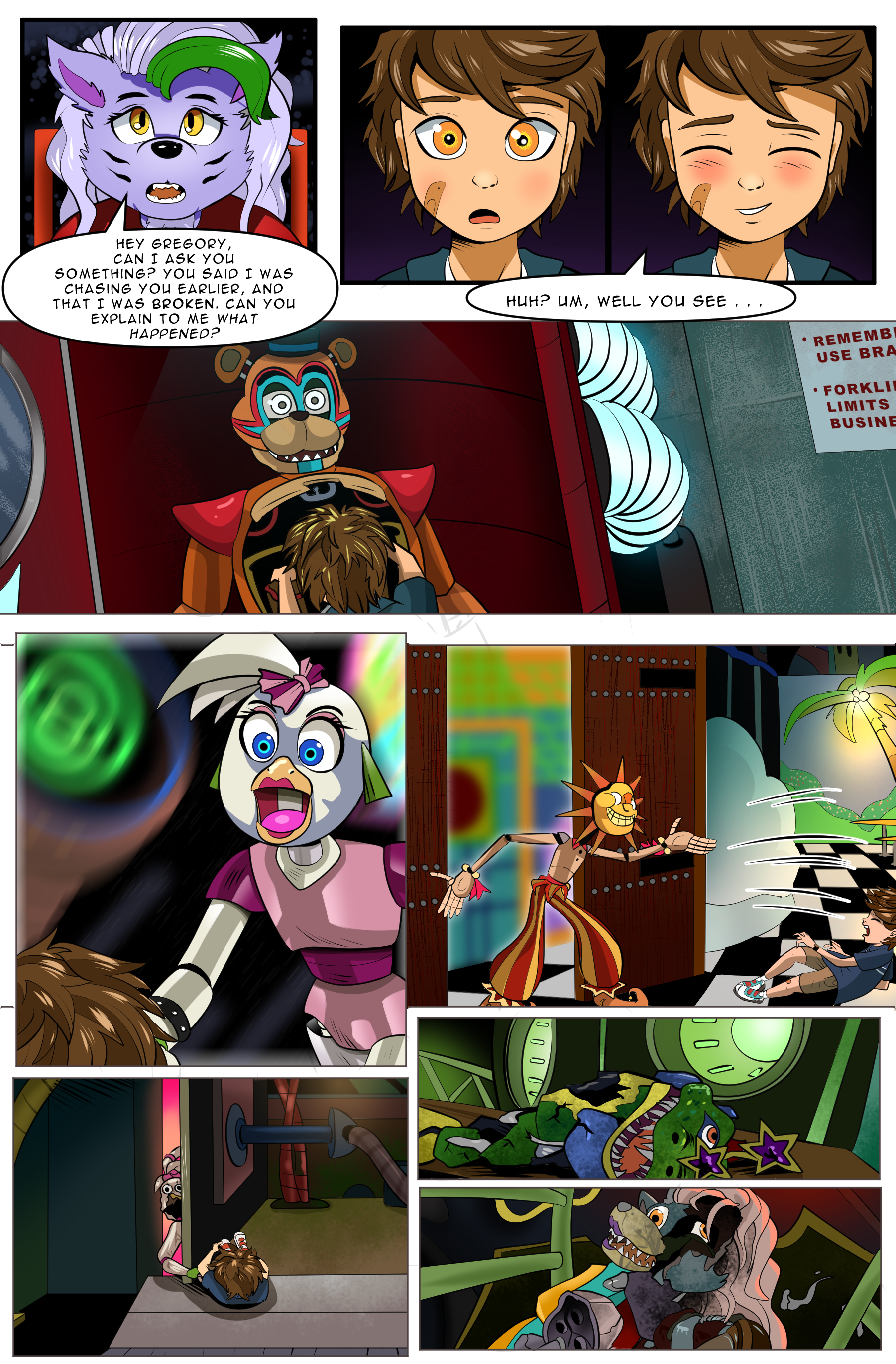 Fnaf Roxy Tg FNAF: Roxy humanization page 7 by Davaba19 on DeviantArt