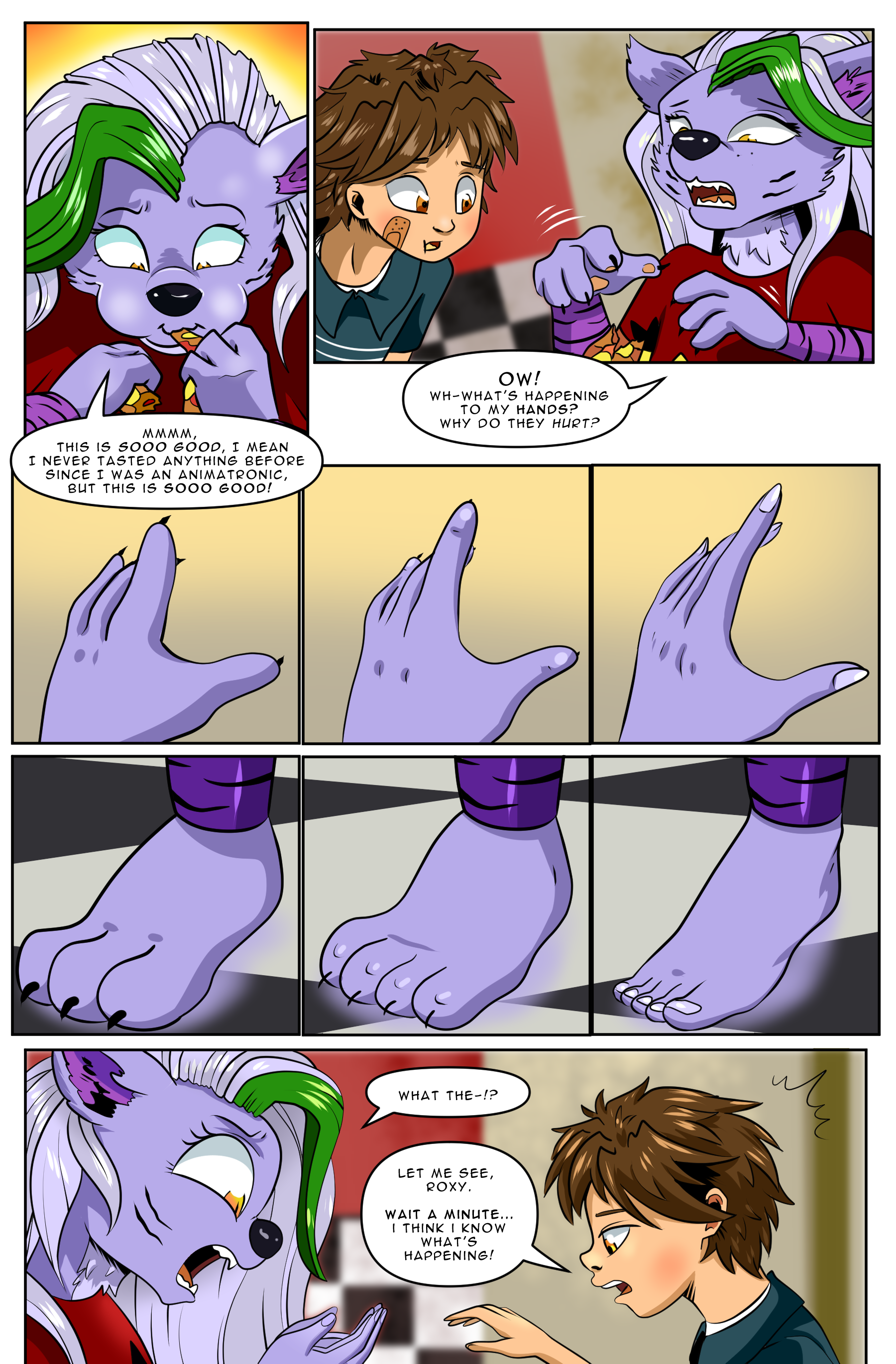 Fnaf Roxy Tg FNAF: Roxy humanization page 11 by Davaba19 on DeviantArt