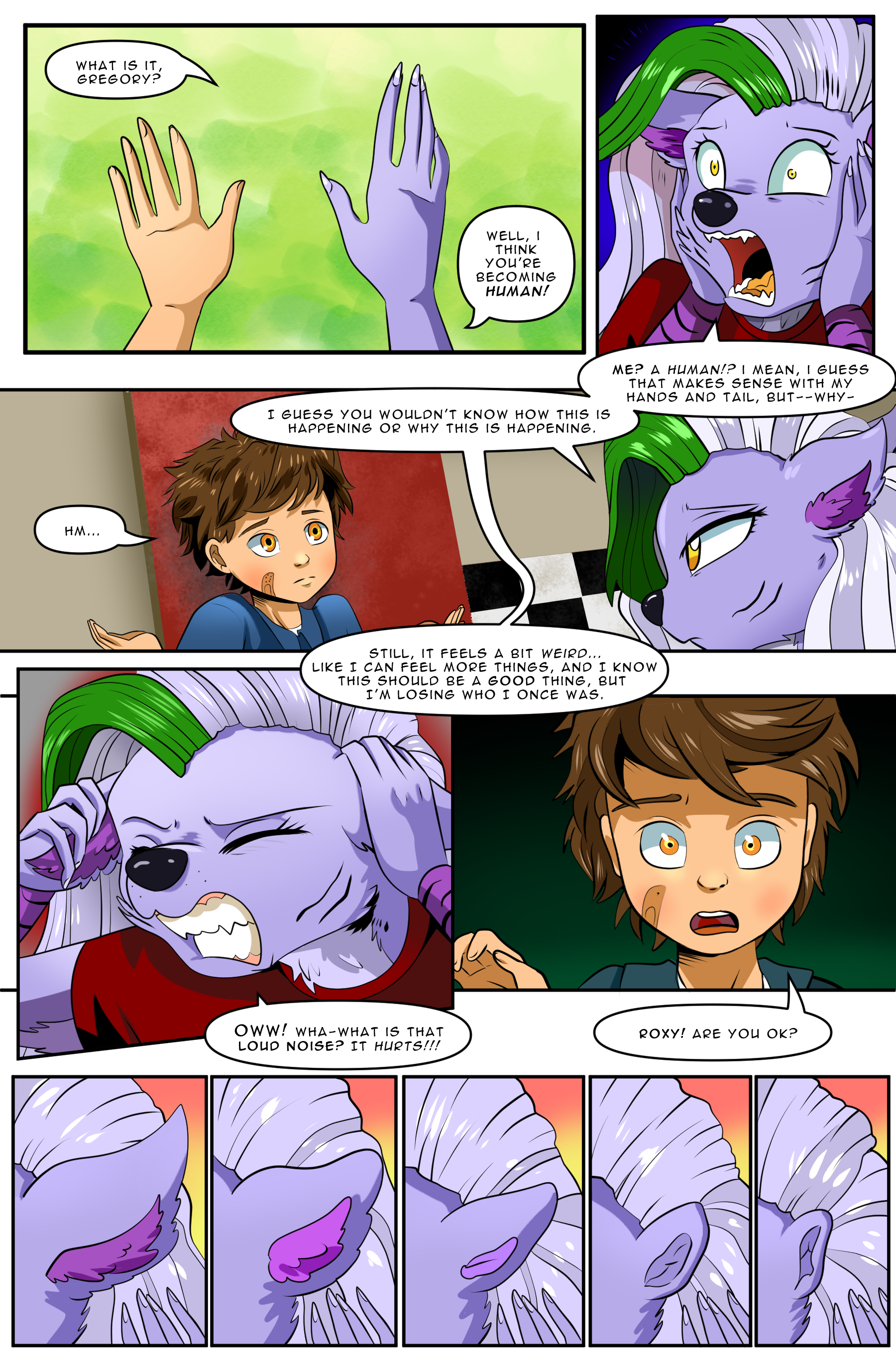 Fnaf Roxy Tg Fnaf: Roxy humanization page 12 by Davaba19 on DeviantArt