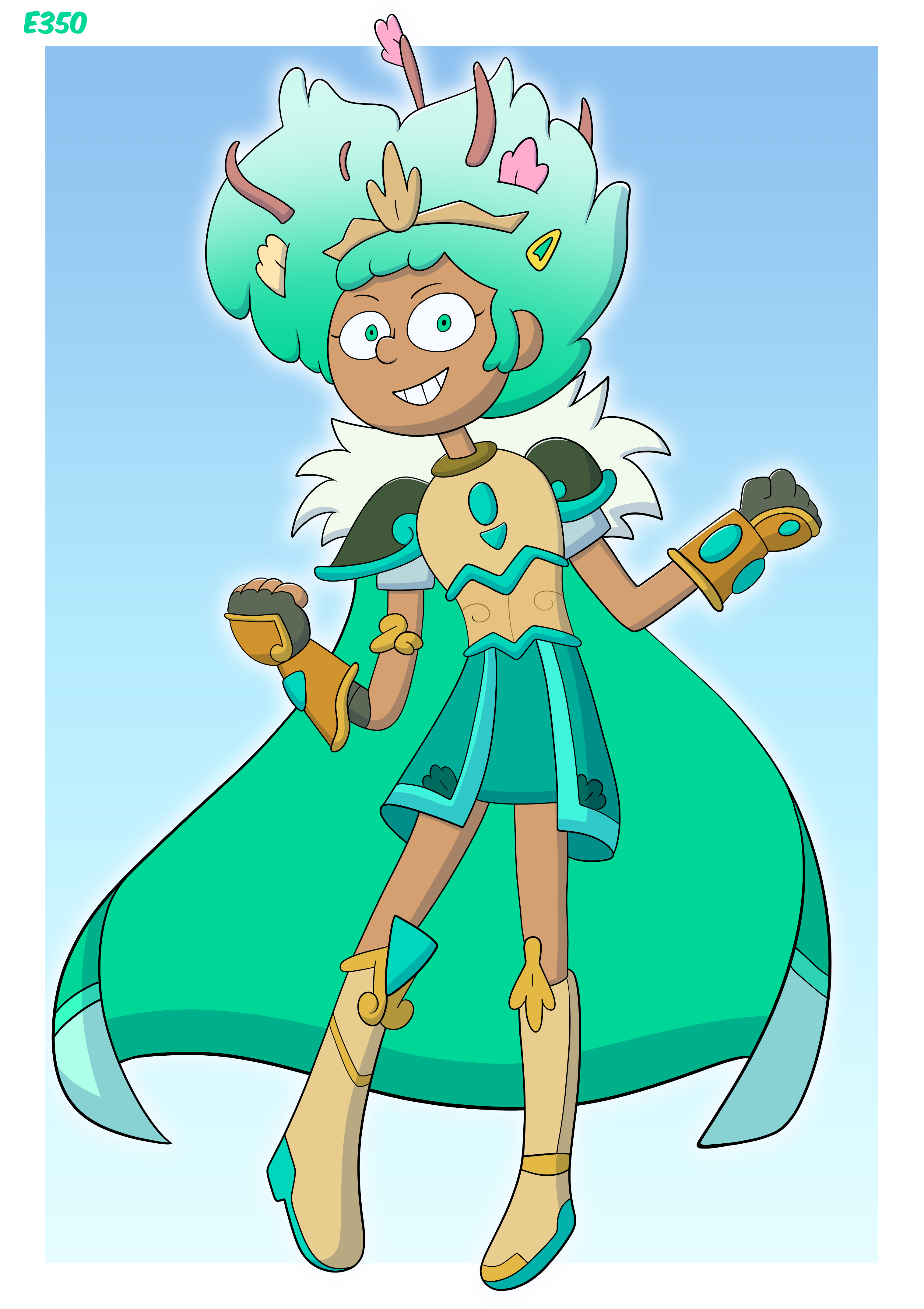Amphibia Human Form Amphibia fusion Marne (Calamity form) by Davaba19 on DeviantArt