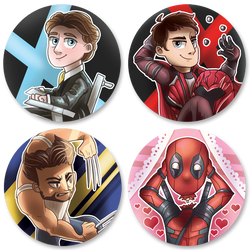 X-Men and Mr. Pool Pin Set