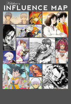 Influence Map : Manga