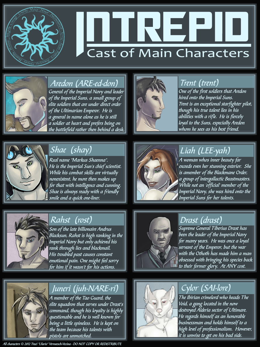 Intrepid - Cast of Characters