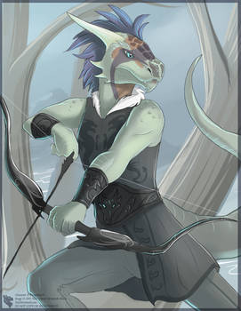 Argonian Archer (Commission)