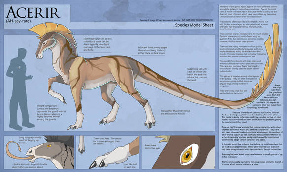 Acerir - Species Model Sheet