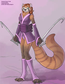 Red Panda Warrior