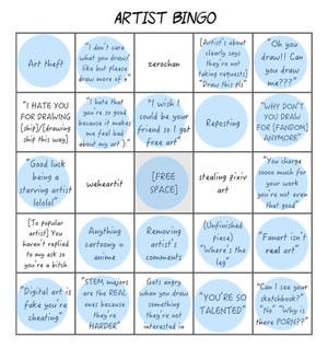 [Meme] Artist's Bingo