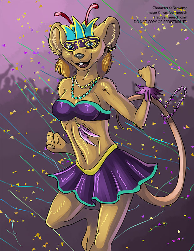 [Commission] Bambi Mardis Gras