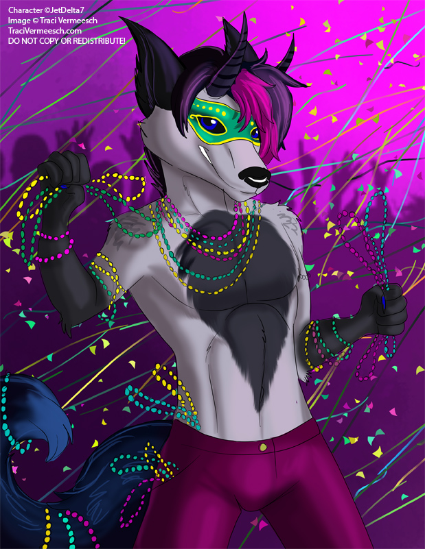 [Commission] Entropy - Mardis Gras