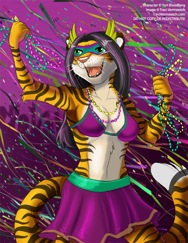 [Commission] Yuri - Mardis Gras