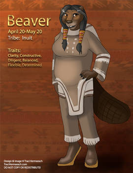 [Character Design] Native American Zodiac: Beaver