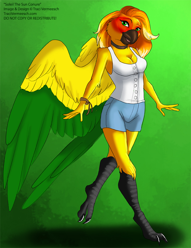 [Character Auction] Soleil the Sun Conure