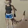 [Commission] Leopard Shark - Character Design