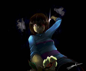 Frisk, Chara and Flowey - In good hands