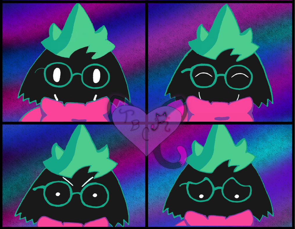 Deltarune - Ralsei expressions by TheBlackCatRei on DeviantArt