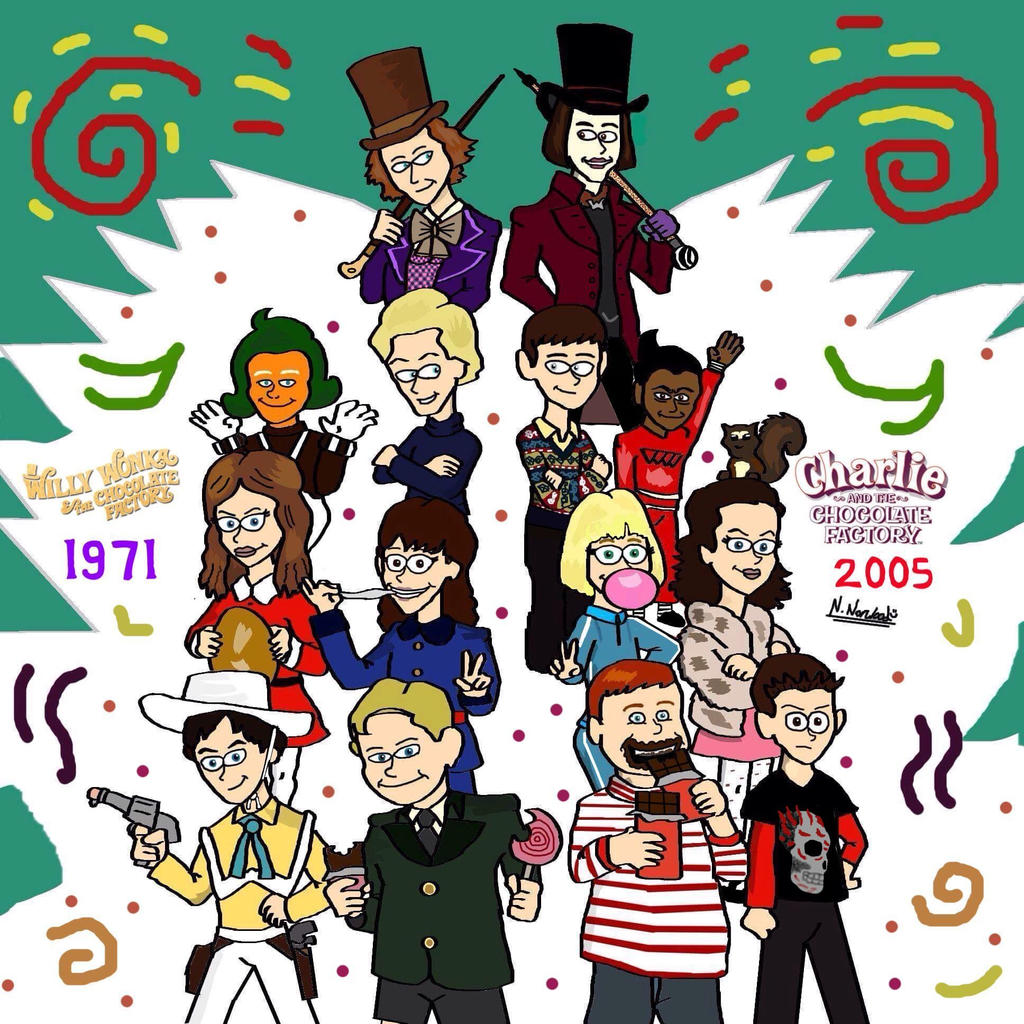 Willy Wonka/Charlie and the Chocolate Factory by NiallNorwood66 on