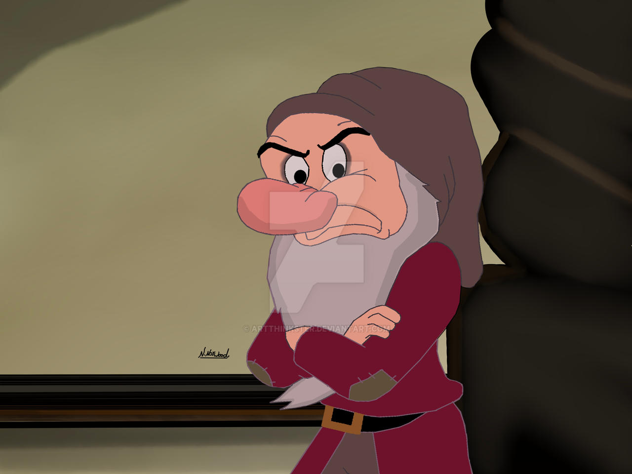 Grumpy State Grumpy Poster by ArtThinkster on DeviantArt