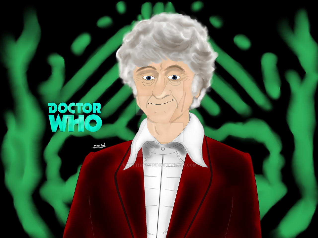 3rd Doctor/master Third Doctor Poster by ArtThinkster on DeviantArt