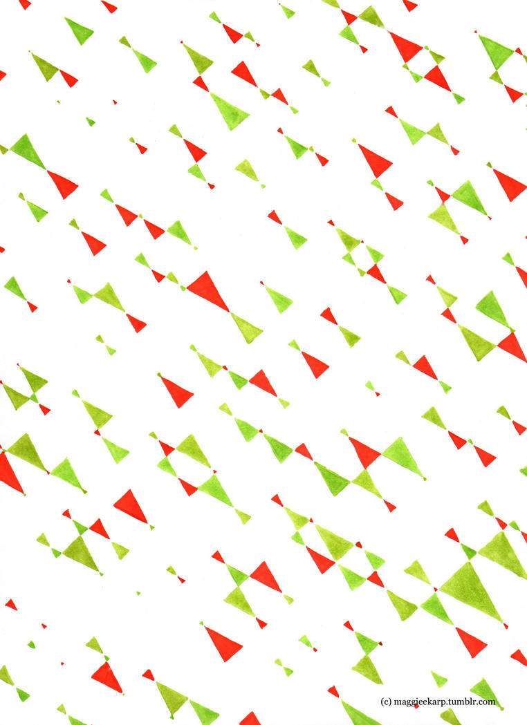 Triangles pattern by mangojellodraws on DeviantArt