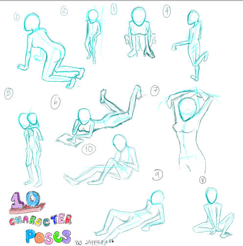 Character Pose Reference by JApplePie26 on DeviantArt